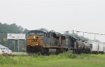 CSX 709 leads train Q438-05